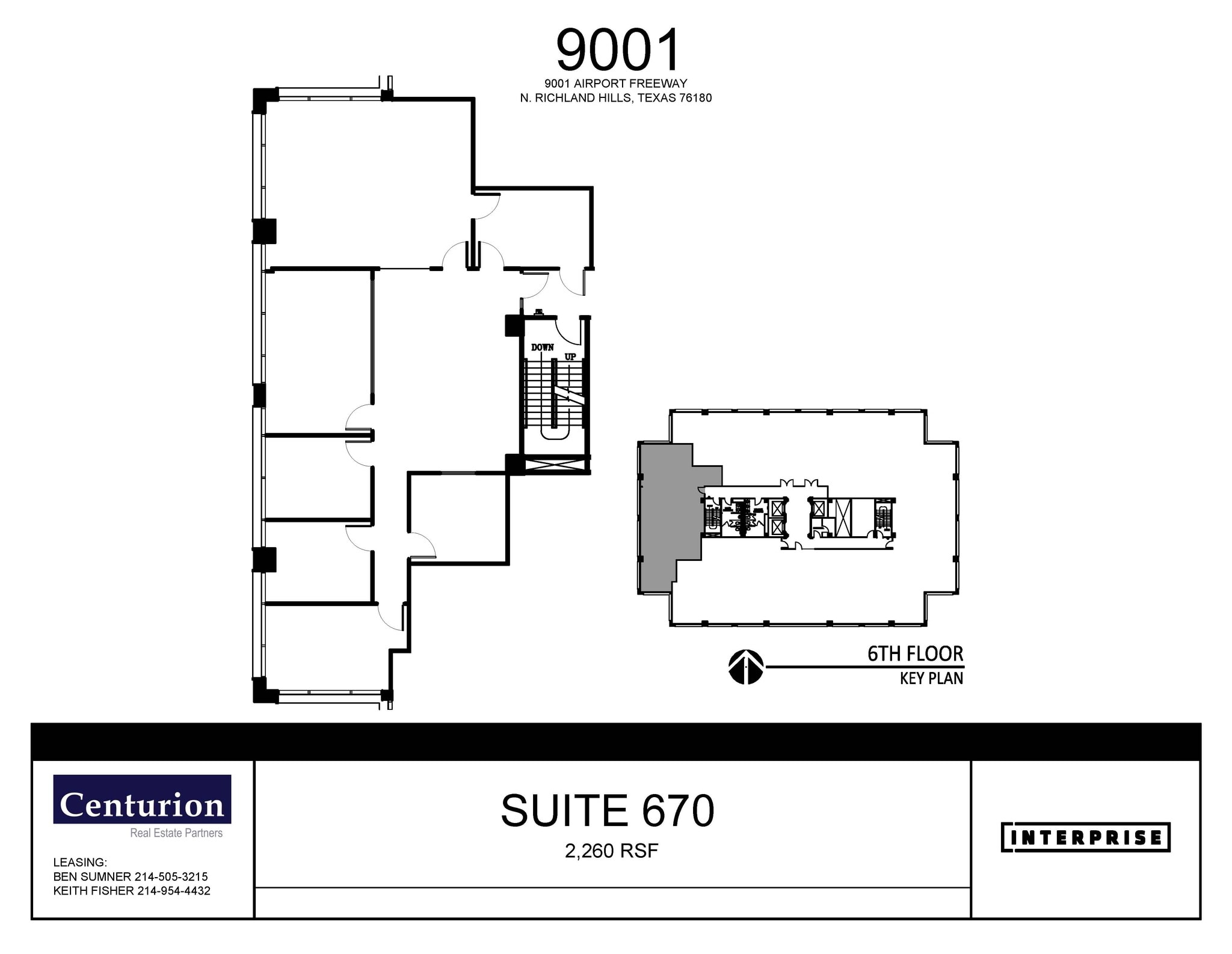 9001-9003 Airport Fwy, North Richland Hills, TX à louer Plan d’étage– Image 1 sur 1