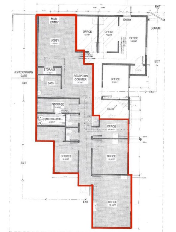17251 Hesperian Blvd, San Lorenzo, CA à louer Plan d’étage– Image 1 sur 1
