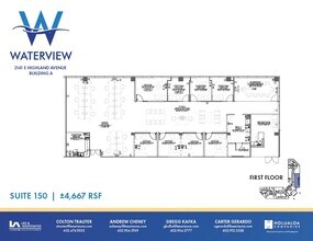 2141 E Highland Ave, Phoenix, AZ à louer Plan d’étage– Image 1 sur 1