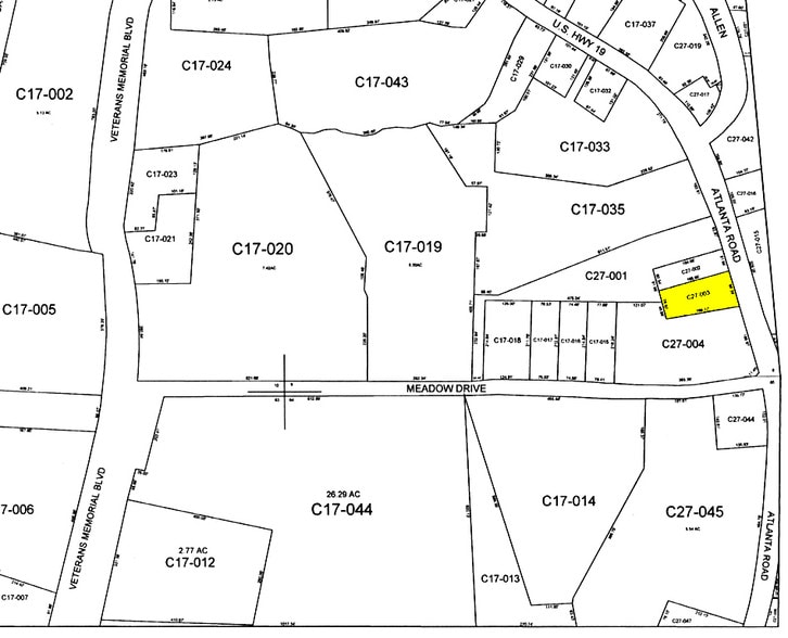 307 Atlanta Rd, Cumming, GA à louer - Plan cadastral – Image 2 sur 10