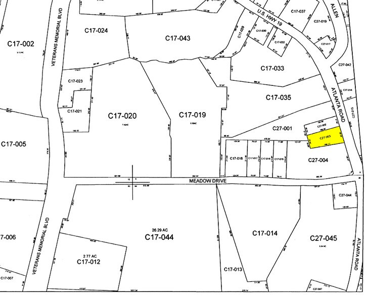 307 Atlanta Rd, Cumming, GA à louer - Plan cadastral – Image 3 sur 10