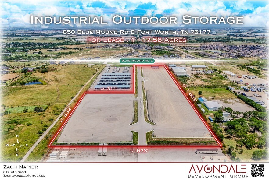 850 Blue Mound Rd W, Haslet, TX à louer - Aérien – Image 1 sur 12