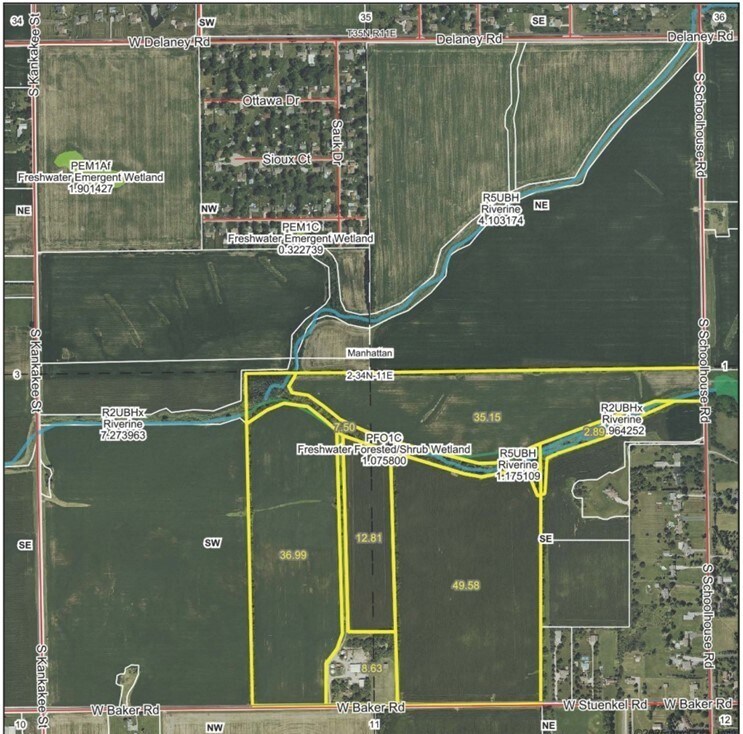 W Baker Rd, Manhattan, IL à vendre Photo principale– Image 1 sur 2