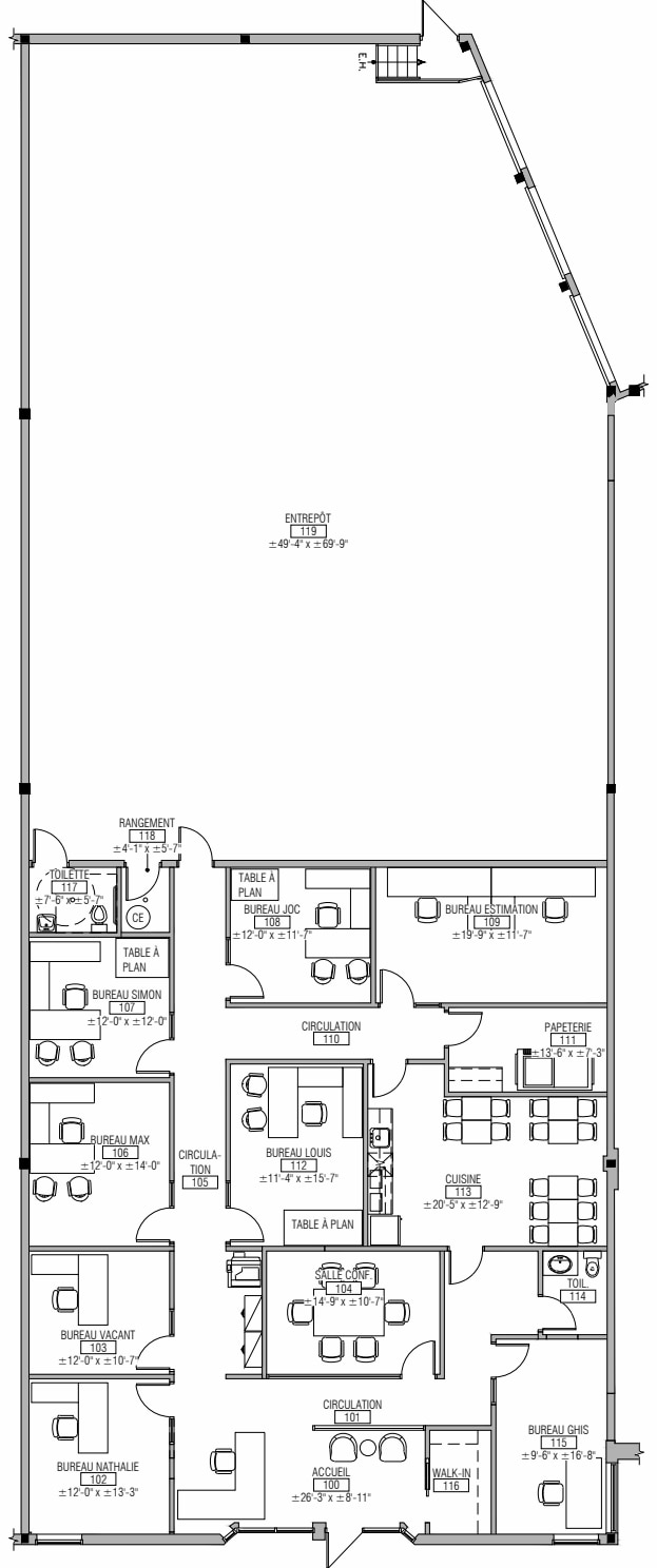 625-669 Av Godin, Québec, QC à louer Plan d’étage– Image 1 sur 1