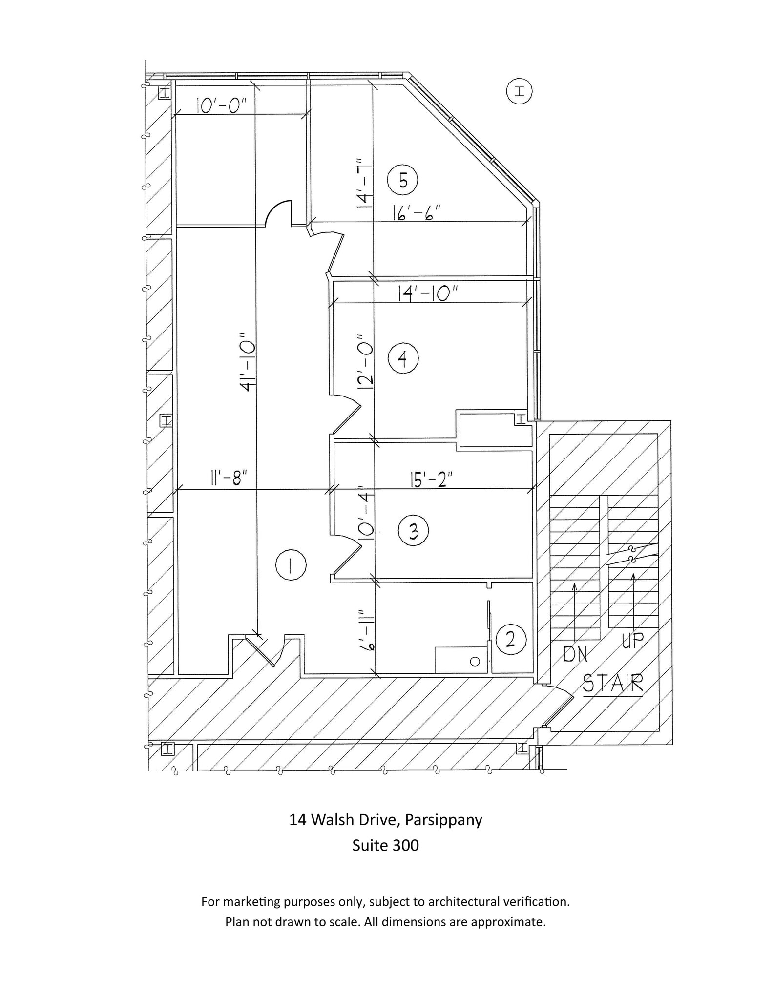 14 Walsh Dr, Parsippany, NJ à louer Plan de site– Image 1 sur 1