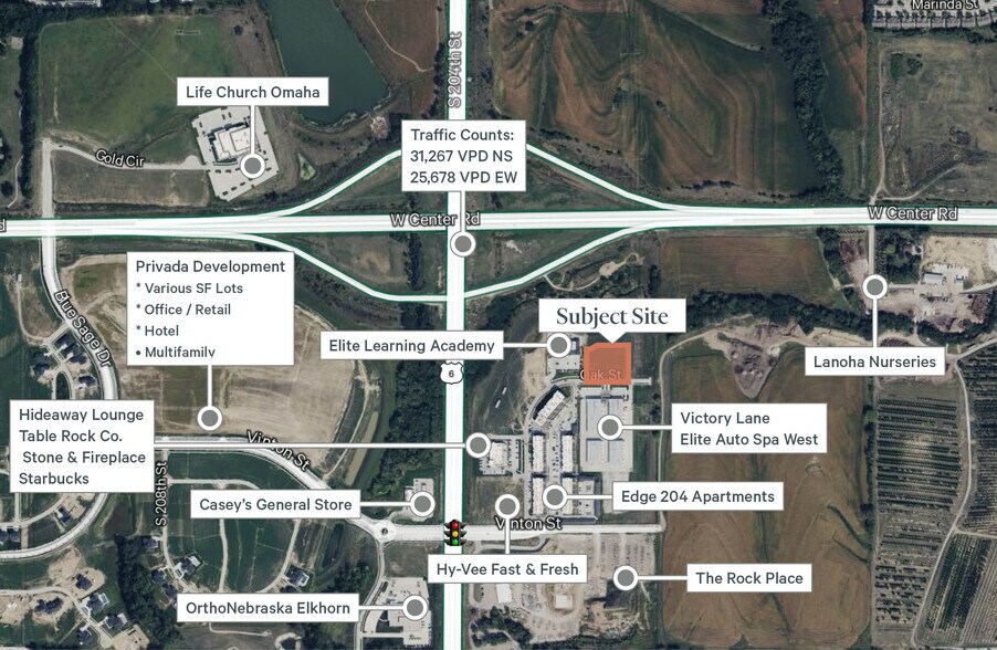 20120 Oak St, Elkhorn, NE à vendre - Aérien – Image 2 sur 5