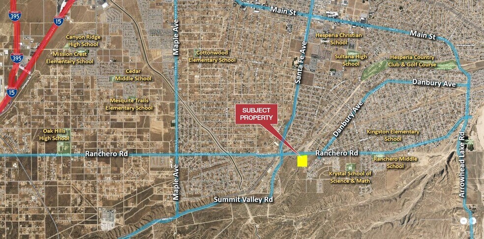 Ranchero Rd, Hesperia, CA à vendre - Photo principale – Image 1 sur 5