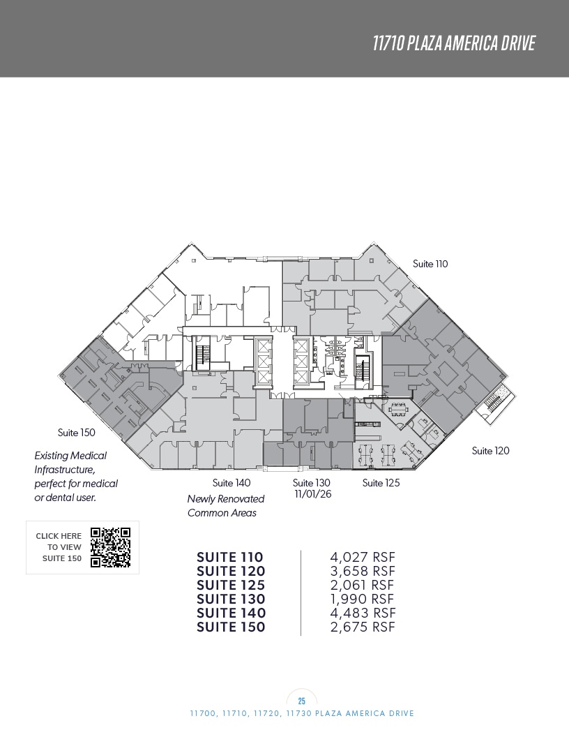 11700 Plaza America Dr, Reston, VA à louer Plan d’étage– Image 1 sur 1