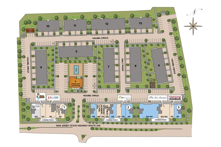 1 Housel Cir, Hillsborough, NJ à louer - Plan de site – Image 2 sur 33