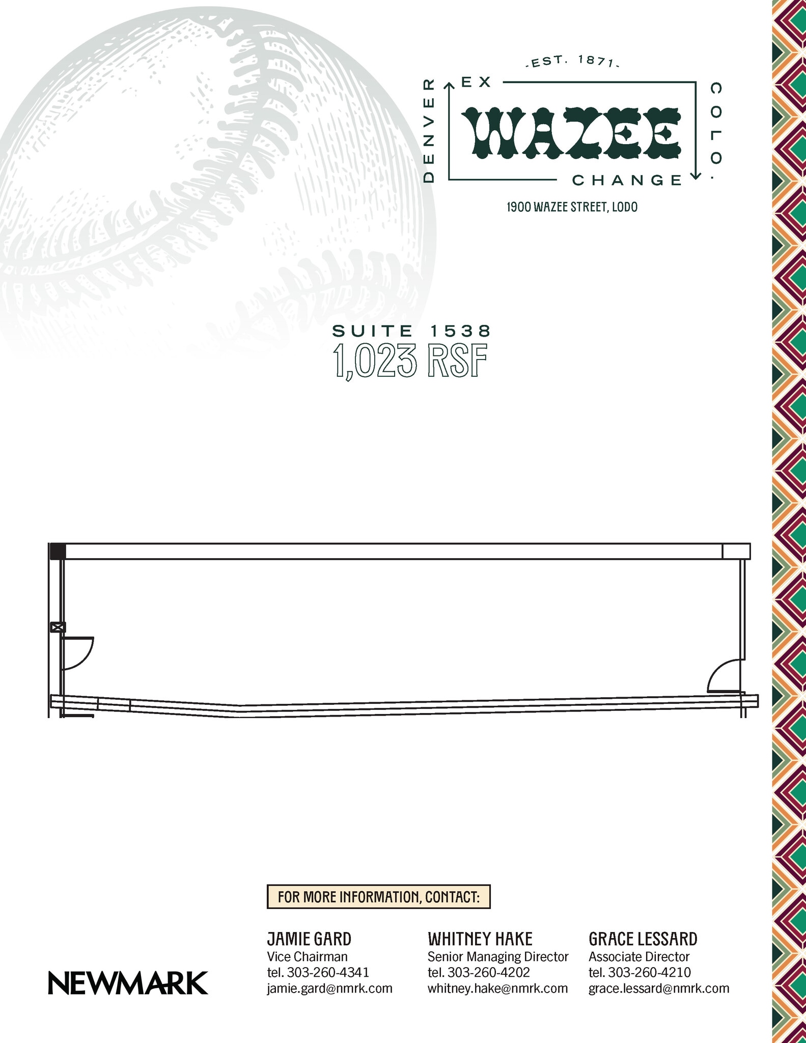 1900 Wazee St, Denver, CO à louer Plan d’étage– Image 1 sur 1