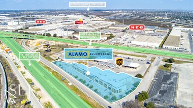 4404-4420 N Interstate 35, San Antonio, TX - VUE AÉRIENNE  vue de carte - Image1