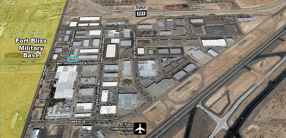 5 Butterfield Trail Blvd, El Paso, TX à louer - Aérien – Image 3 sur 10