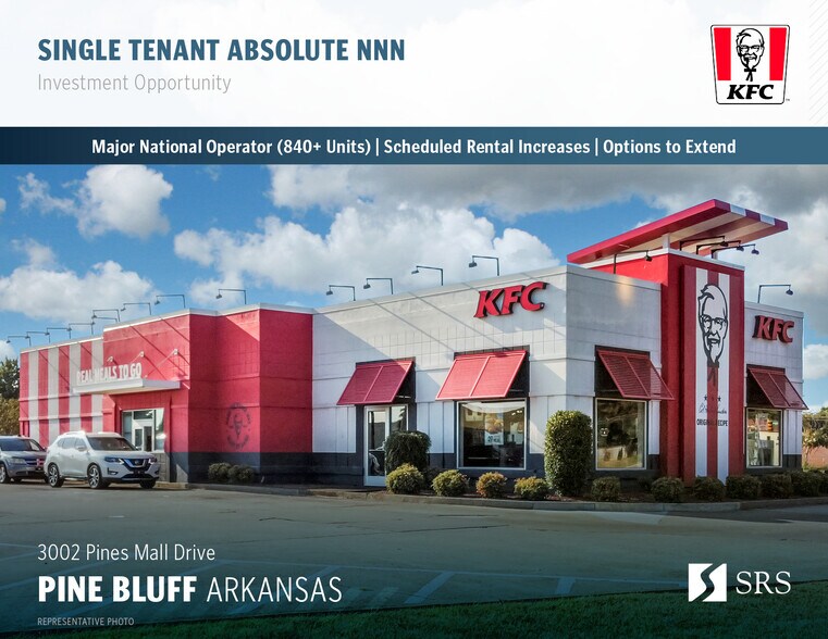 3002 Pines Mall Dr, Pine Bluff, AR à vendre - Photo de l’immeuble – Image 1 sur 4