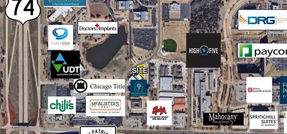 13924 Wireless Way, Oklahoma City, OK à vendre - Aérien – Image 2 sur 2