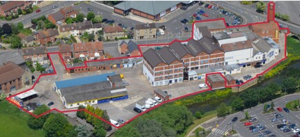 New Broughton Rd, Melksham, WIL - VUE AÉRIENNE  vue de carte