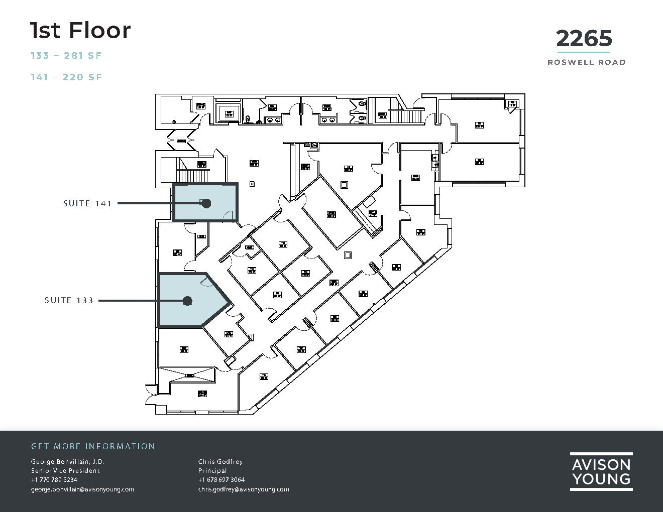 2265 Roswell Rd, Marietta, GA à louer Plan d’étage– Image 1 sur 1