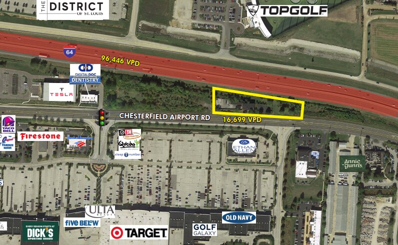 16835 Chesterfield Airport Rd, Chesterfield, MO à vendre Photo principale– Image 1 sur 2