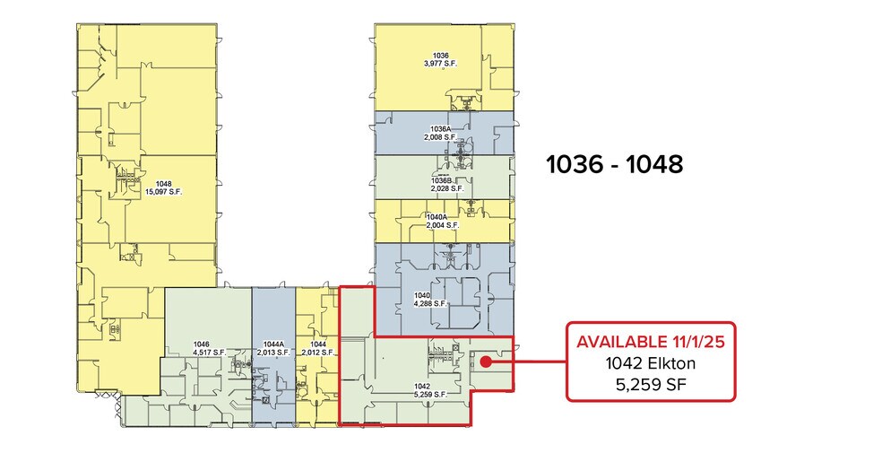 1039-1055 Elkton Dr, Colorado Springs, CO à louer - Plan d’étage – Image 2 sur 15