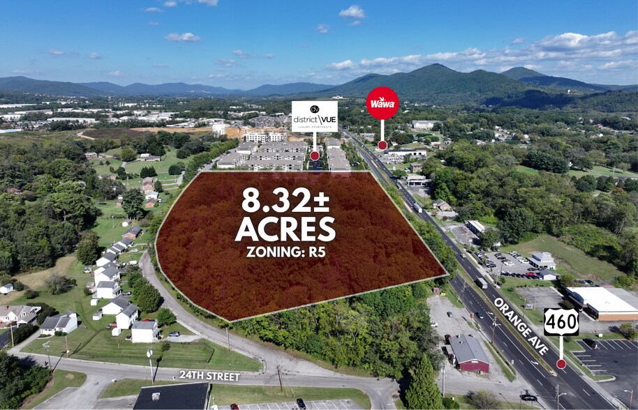 1411 24th St NE, Roanoke, VA à vendre - Aérien – Image 2 sur 5