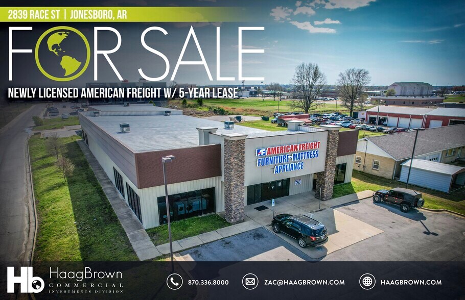 2839 Race St, Jonesboro, AR à vendre - Photo de l’immeuble – Image 1 sur 6