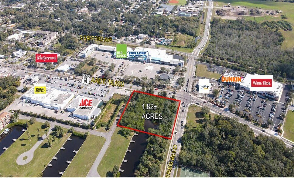 Meres Blvd & US Alt 19 N, Tarpon Springs, FL à vendre - Aérien – Image 3 sur 4