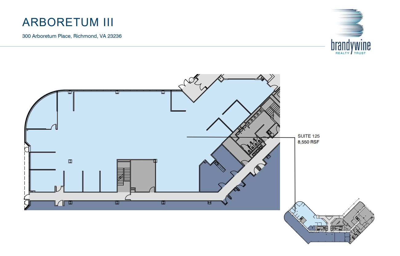 300 Arboretum Pl, Richmond, VA à louer Plan d’étage– Image 1 sur 1