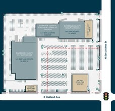 501-573 N San Jacinto St, Hemet, CA à louer Plan de site– Image 2 sur 2