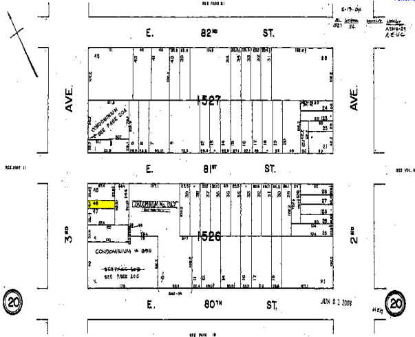 1429 Third Ave, New York, NY à vendre - Plan cadastral – Image 2 sur 10