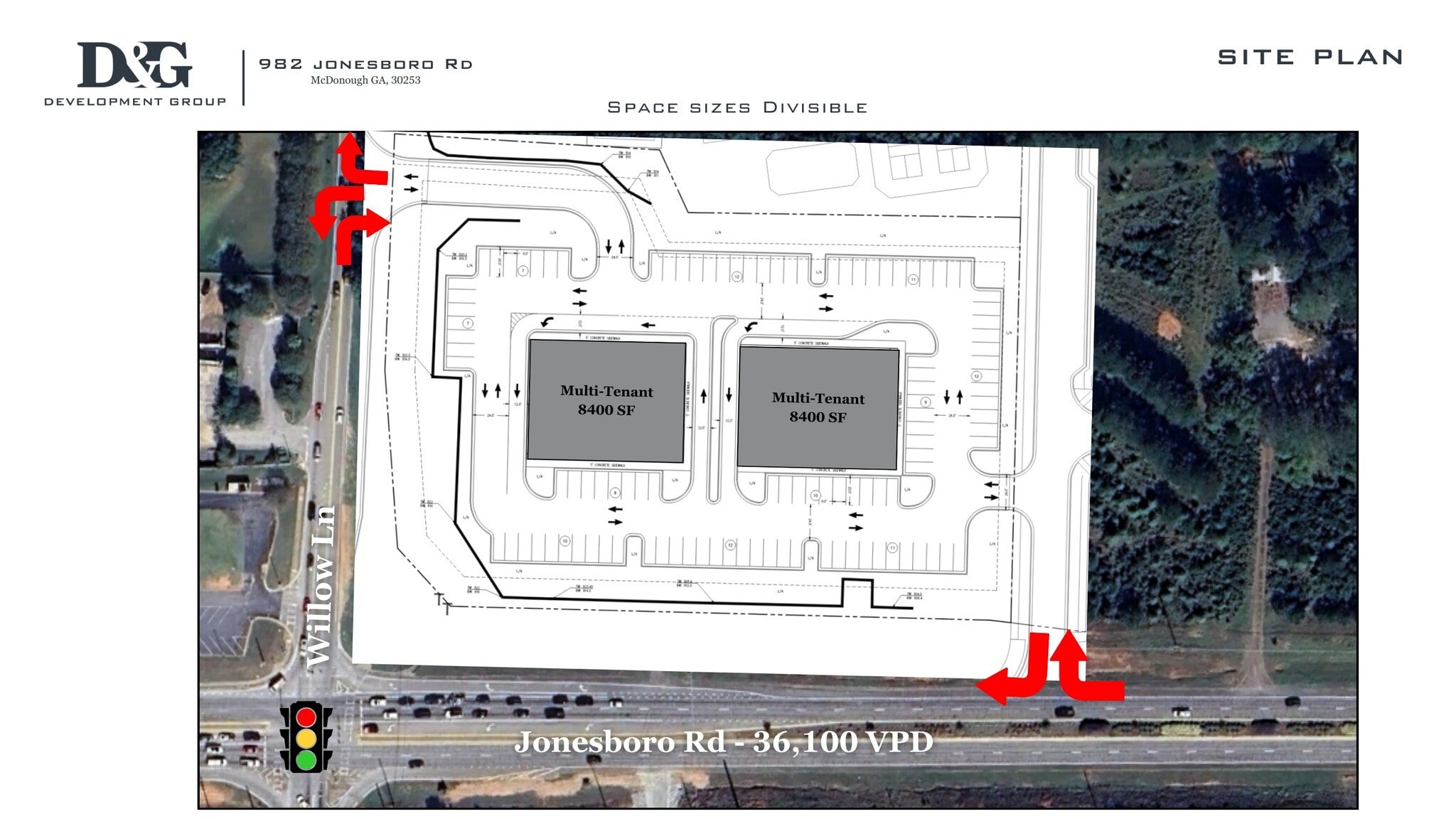 982 Jonesboro Rd, Mcdonough, GA à louer Plan de site– Image 1 sur 4
