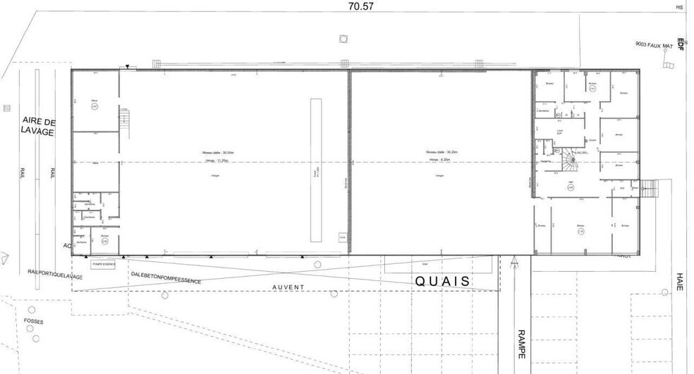 Bureau dans Villeneuve-la-Garenne à louer - Plan d’étage – Image 2 sur 5