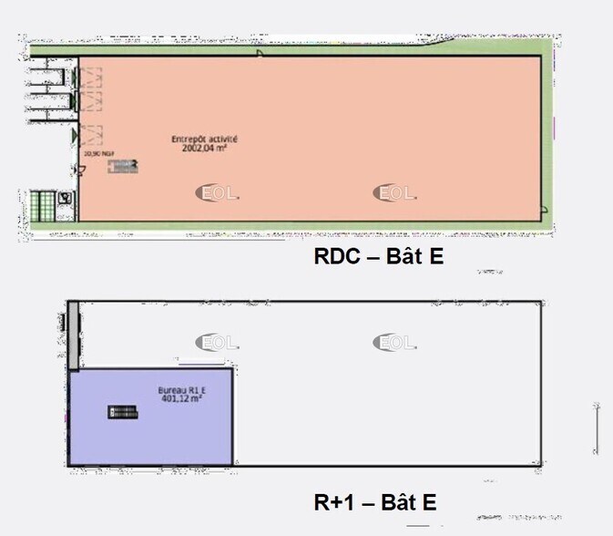 Local d’activités dans Blanquefort à louer - Plan d’étage – Image 2 sur 2