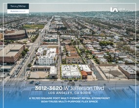 3612-3620 W Jefferson Blvd, Los Angeles, CA - VUE AÉRIENNE  vue de carte - Image1