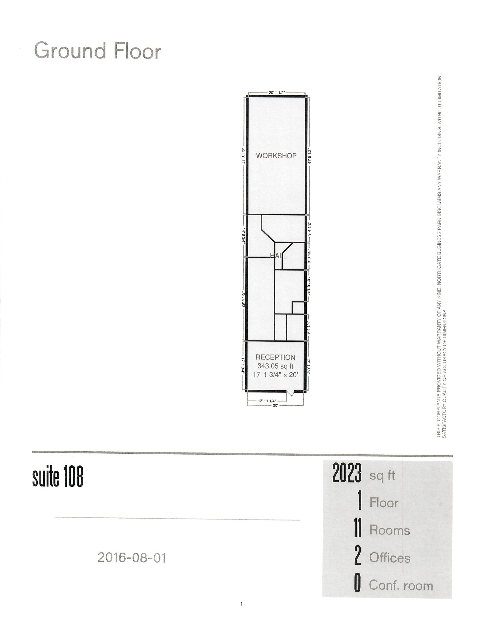1555 Williams Dr, Marietta, GA à louer Plan d’étage– Image 1 sur 1