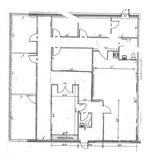 19171-19191 Merriman Rd, Livonia, MI à louer - Plan d’étage – Image 2 sur 6