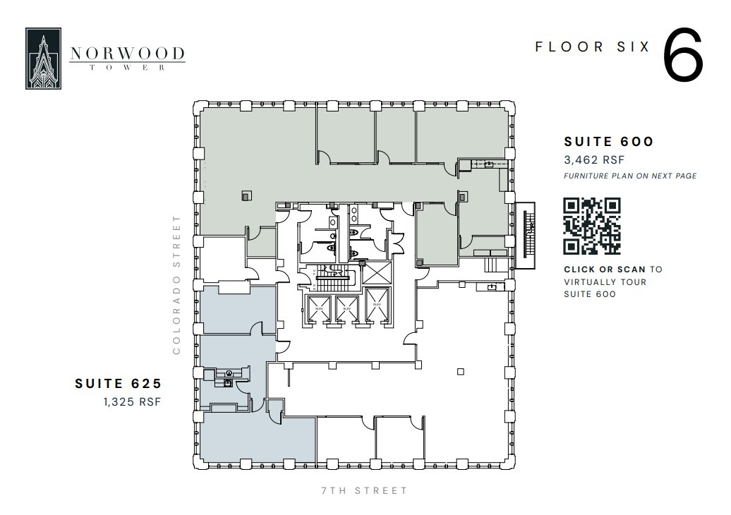 114 W 7th St, Austin, TX à louer Plan d’étage– Image 1 sur 1