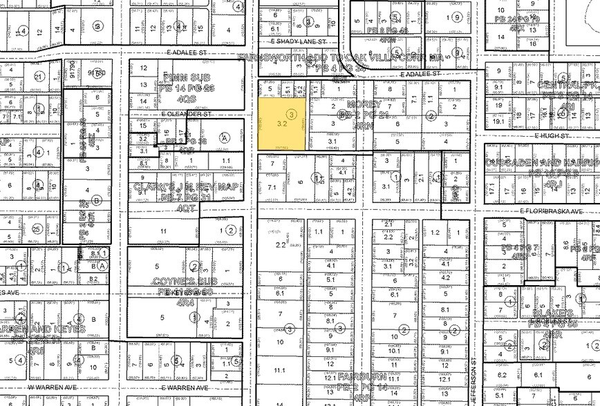 3023 Florida Ave, Tampa, FL à louer - Plan cadastral – Image 2 sur 21