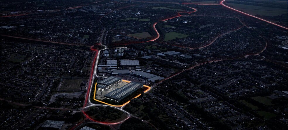 Winchester Rd, Basingstoke à louer - Aérien – Image 3 sur 3