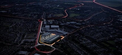 Winchester Rd, Basingstoke, HAM - VUE AÉRIENNE  vue de carte