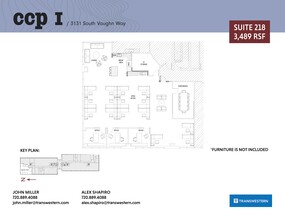 3131 S Vaughn Way, Aurora, CO à louer Plan de site– Image 2 sur 2