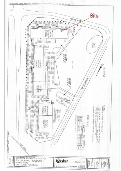 2522 Alpine Rd, Eau Claire, WI à louer - Plan cadastral – Image 3 sur 5