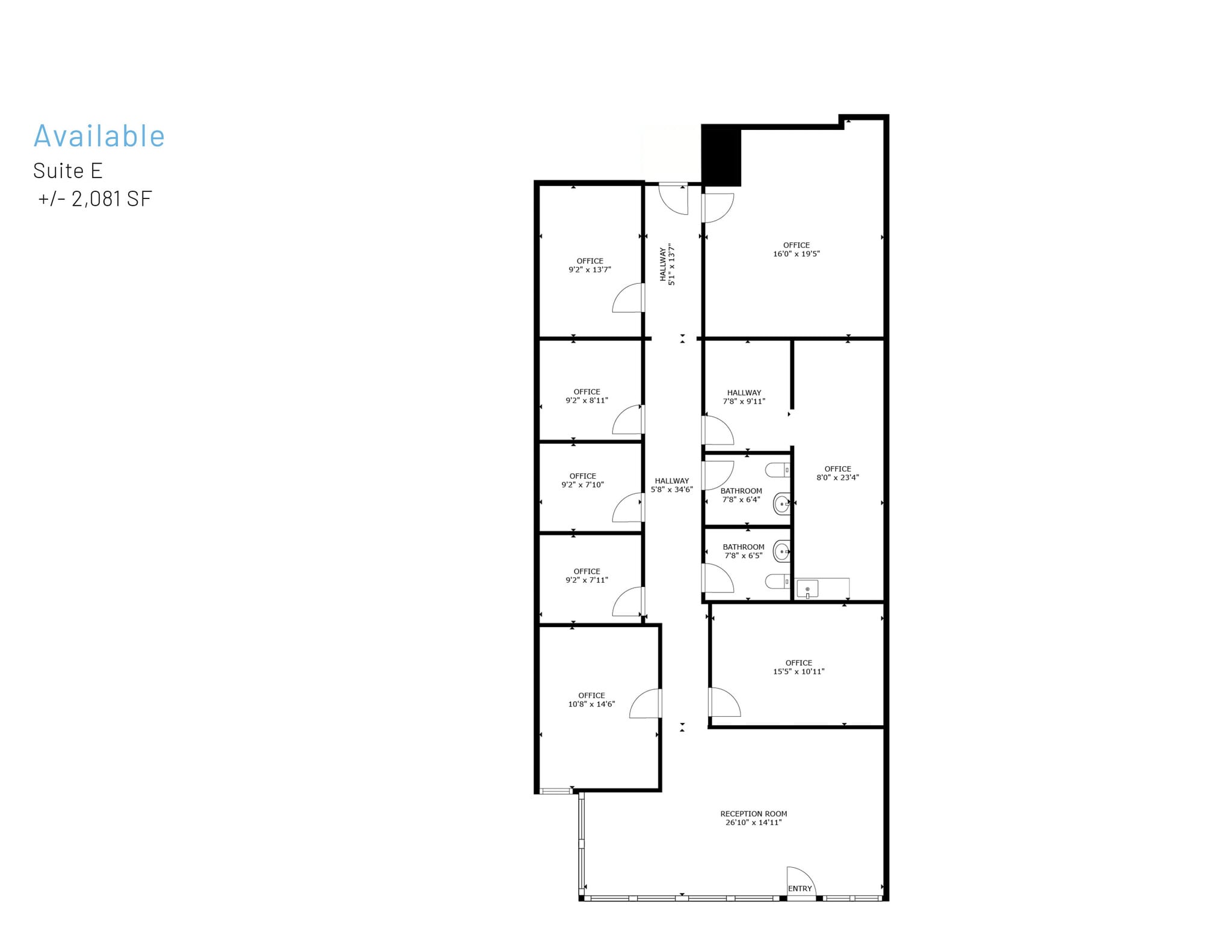 10800 Independence Pointe Pky, Matthews, NC à louer Plan d’étage– Image 1 sur 7