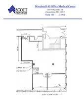 14377 Woodlake Dr, Chesterfield, MO à louer Plan d’étage– Image 1 sur 1