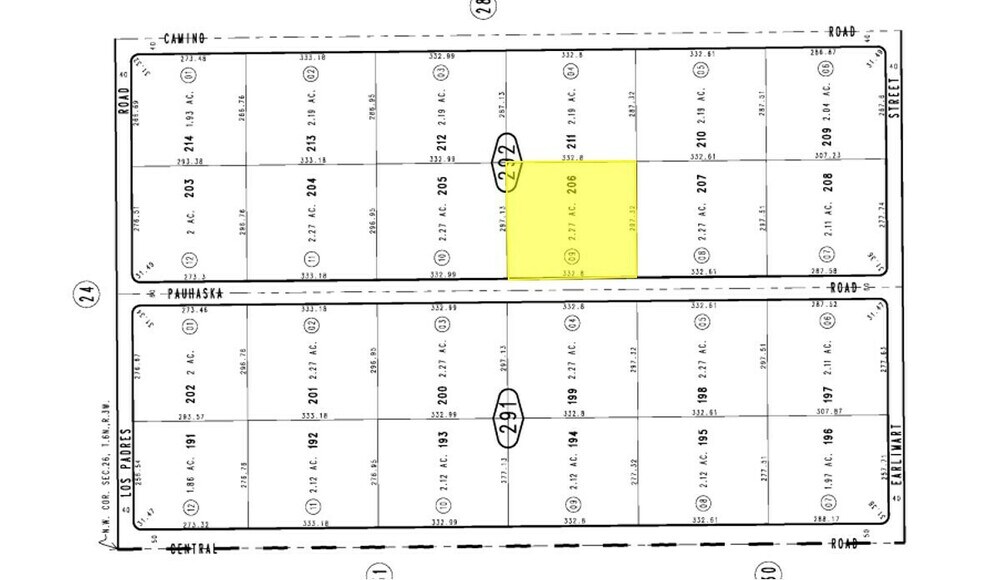 18611 Pauhaska Rd, Apple Valley, CA à vendre - Plan cadastral – Image 2 sur 2