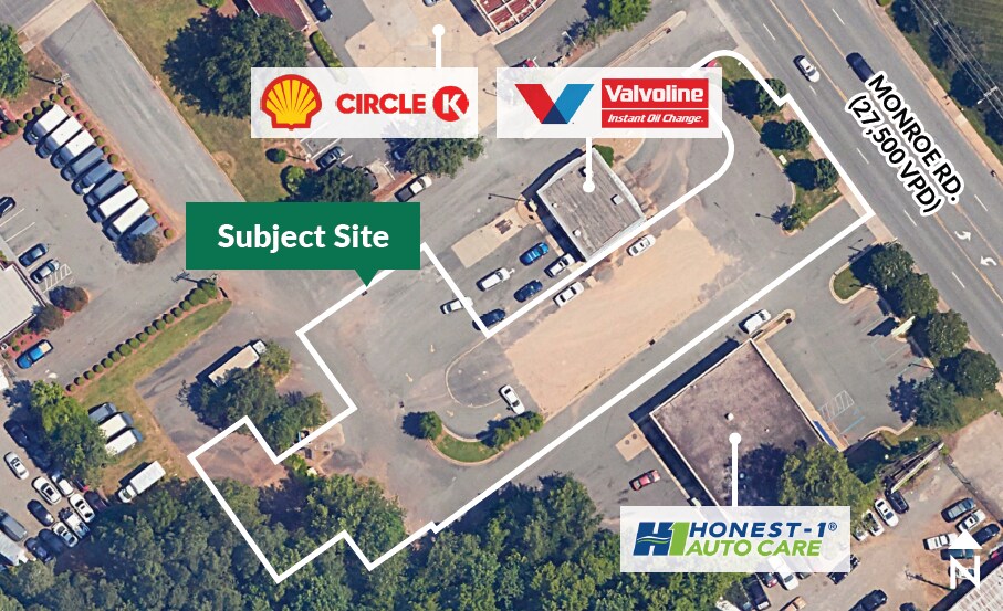 9112 Monroe, Charlotte, NC à louer - Aérien – Image 3 sur 3