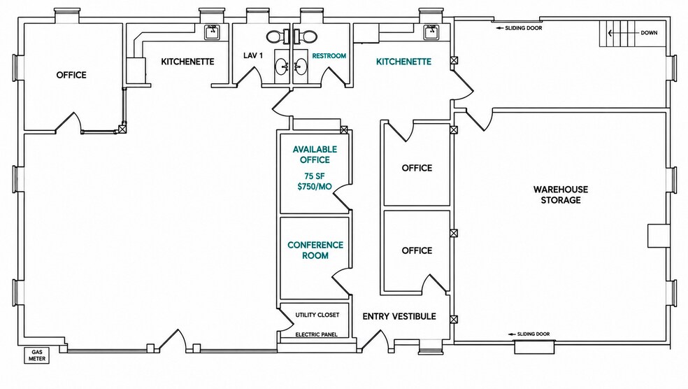 21 Boston Rd, Southborough, MA à louer - Plan d’étage – Image 1 sur 13