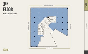 1220 L St NW, Washington, DC à louer Plan d’étage– Image 1 sur 1