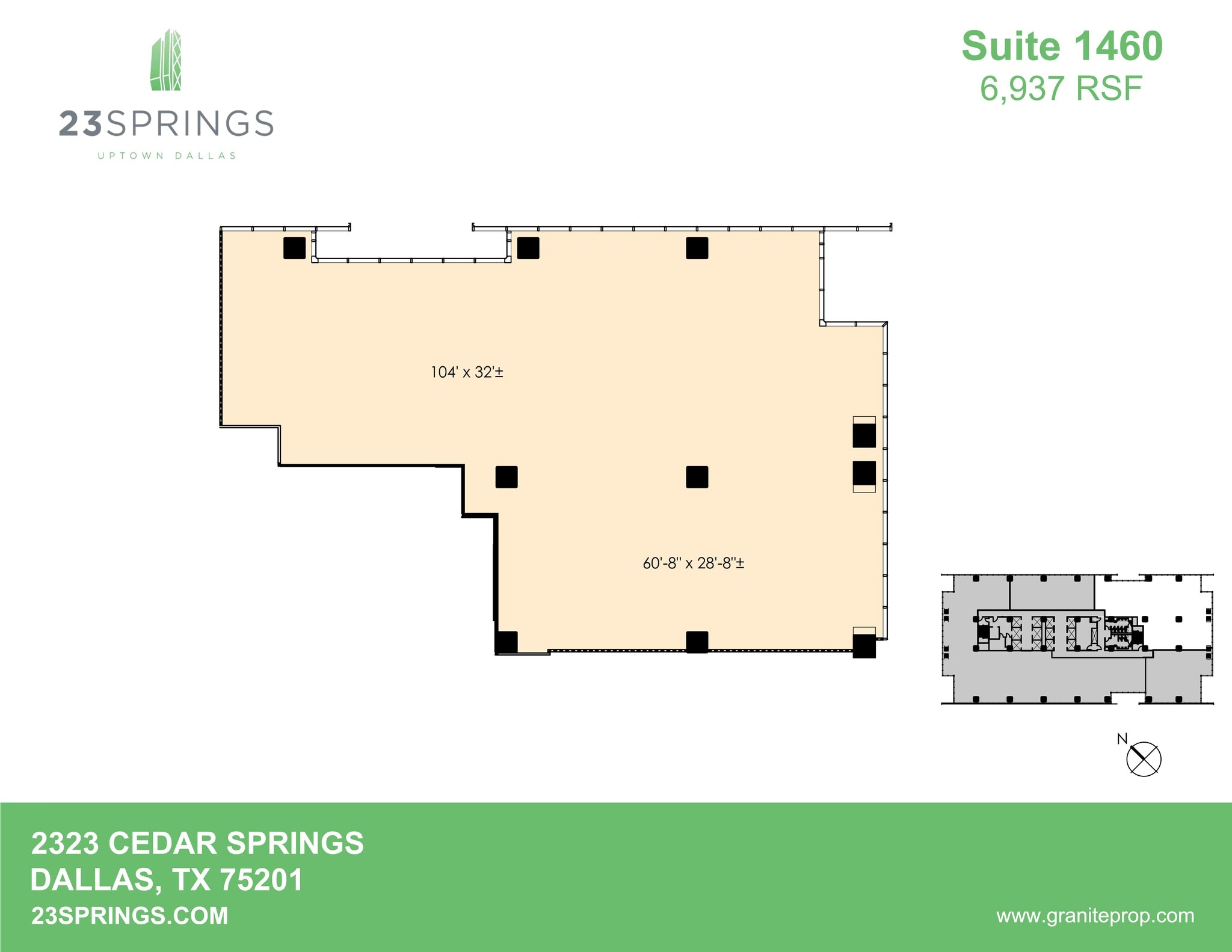 2323 Cedar Springs Rd, Dallas, TX à louer Plan de site– Image 1 sur 1