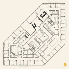 999 3rd Ave, Seattle, WA à louer Plan d’étage– Image 2 sur 5