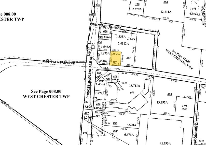 7944 Union Centre Blvd, West Chester, OH à vendre - Plan cadastral – Image 2 sur 3