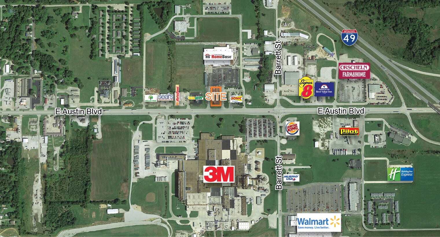 2101 E Austin Blvd, Nevada, MO à vendre Aérien– Image 1 sur 2